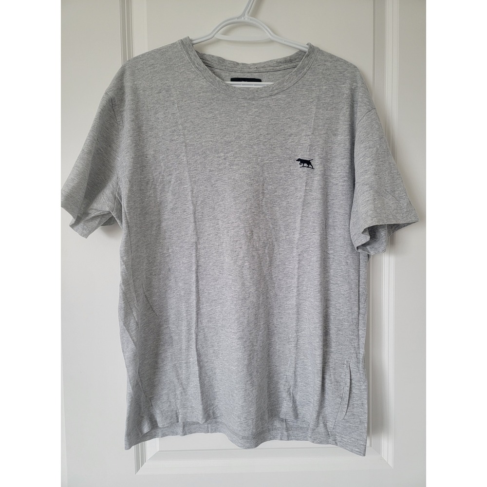 Rodd & Gunn Mens Sports Fit T-Shirt Grey Heather Embroidered Logo Size L
